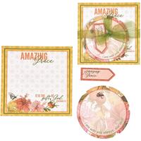 Sticky Note Set: 3 Sticky Notepads in 3 Sizes (Amazing Grace)