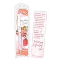 Pen & Bookmark Gift Set: Strong in the Lord (Exodus 15:2)