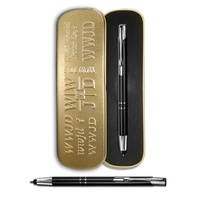 WWJD: Gold Tin Gift Set Black Pen with iTouch