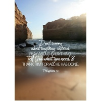 Large Poster - Pray about Everything - Philippians 4:6