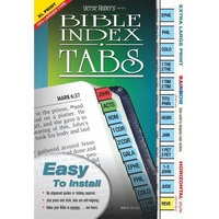 Bible Tabs Verse Finders Extra Large Print Rainbow (Horizontal)