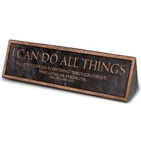 Desktop Reminder Plaque - I Can Do All Things