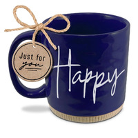 CERAMIC MUG-POWERFUL WORDS-HAPPY