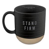 Mug Textured Black - Stand Firm