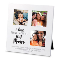 Mdf Ceramic Small Frame Collage: I Love That You're My Mum (Eph 1:6)