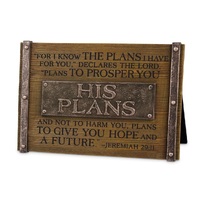 PLAQUE-RESIN-BLESSINGS-HIS PLANS