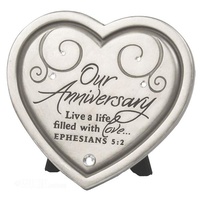 Plaque With Heart Cast Stone: Live a Life of Love
