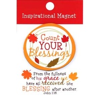 Inspirational Magnet - Count Your Blessings