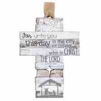 Cross Ornament: Holy Night
