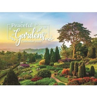2019 Wall Calendar: Peaceful Gardens