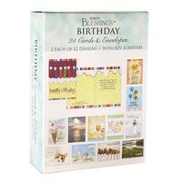 Boxed Cards: Birthday Assortment (Box of 24 cards)