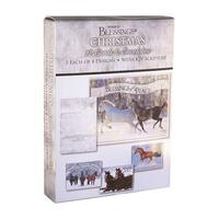 Christmas Boxed Cards: Horses In Winter (12 cards, 3 each of 4 designs)