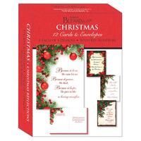 Christmas Boxed Cards: Christmas Reflections (12 cards, 3 each of 4 designs)