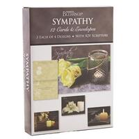 Boxed Cards: Sympathy Candles (12 cards, 3 each of 4 designs)