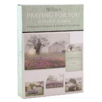 Boxed Cards: Praying For You Quiet Places (12 cards, 3 each of 4 designs)