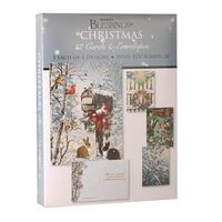 Christmas Boxed Cards: Winter Letterbox Birds (12 cards, 3 each of 12 designs)