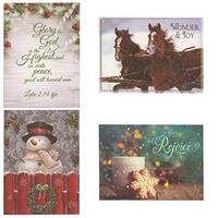 Christmas Card Value Pack A (8 cards, 2 each of 4 designs)