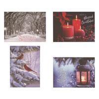 Christmas Card Value Pack B (8 cards, 2 each of 4 designs)