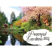 2024 Wall Calendar: Peaceful Gardens