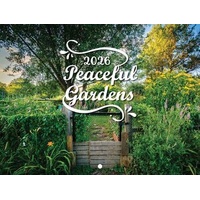 2026 Wall Calendar: Peaceful Gardens