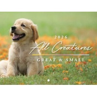 2026 Wall Calendar: All Creatures Great & Small