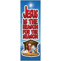 Christmas Bookmarks Cardboard (Pack of 25): Jesus is the Reason for the Season