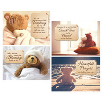 Boxed Cards: Get Well - Love Bears All (Kjv)