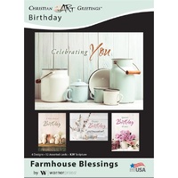 Boxed Cards: Birthday - Farmhouse Blessings (KJV)