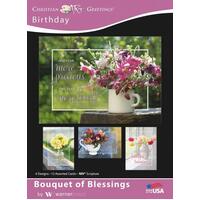 Boxed Card - Birthday : Bouquet of Blessings