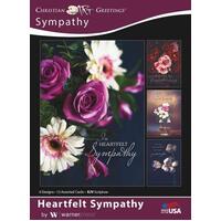 Boxed Card - Sympathy : Heartfelt Sympathy