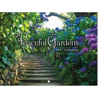 2027 Wall Calendar: Peaceful Gardens