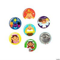 Nativity Mini Buttons Assorted Designs