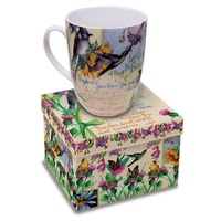 Ceramic Mug: Look at the Birds Matthew 6:26 Gift boxed, Holds 355 mls