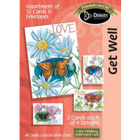 Boxed Cards - Get Well - Flowers and Insects
