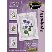 Sympathy Assortment- Floral (12 Boxed Cards)