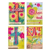 Encouragement 'Love Never Gives Up' (12 Boxed Cards)