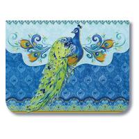 Purse Pad : Peacock, Scripture