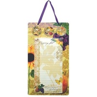 Bella Vita Collection: Metal Sign, List Pad & 3 Magnets