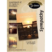 Sympathy Card Assortment - Sunset (12 Boxed Cards)
