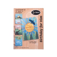 Boxed Greeting Cards: 12CT Birthday for Him - The Outdoors