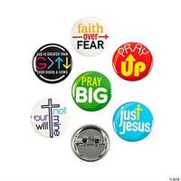 Mini Buttons - Uplifting Christian Messages