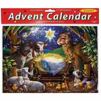 Advent Calendar: A Child is Born, Animals, Glitter