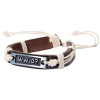 WWJD? Bracelet, Brown