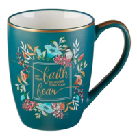Ceramic Coffee Mug: Let Your Faith Be Bigger