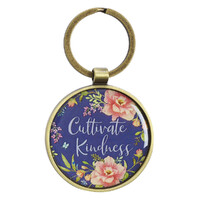 Cultivate Kindness Metal Keyring