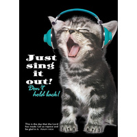 Large Poster - Just Sing It Out