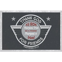 Small Poster - Thank God For Friends