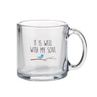 Glass Mug: It Is Well With My Soul