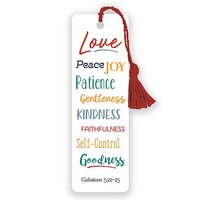 Bookmark with Tassle: Fruit of the Spirit