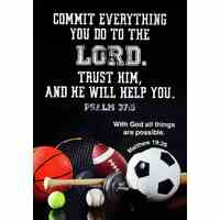 Poster Large: Commit Everything You Do to the Lord, Psalm 37:5